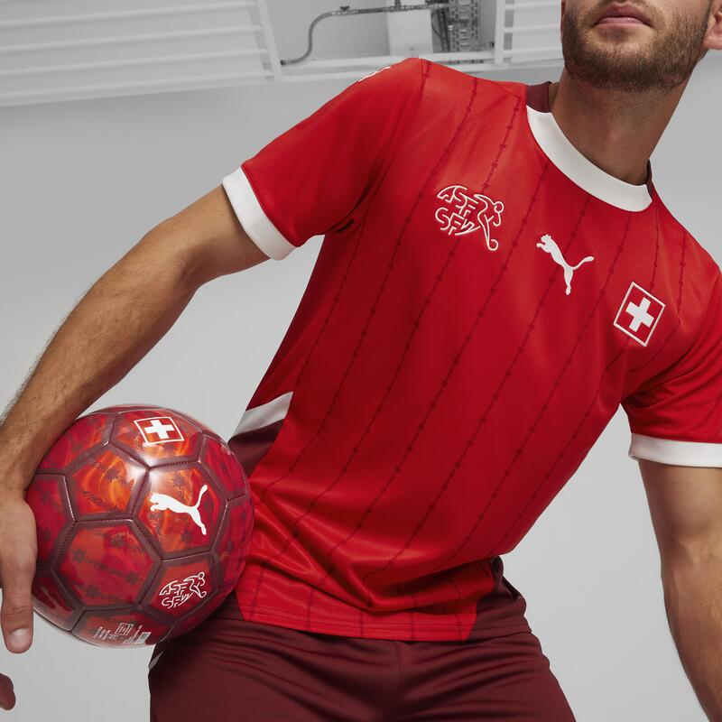 Damen/Herren Fussball Trikot Schweiz Heim EURO 2024 PUMA - DECATHLON