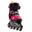 ROLLER FITNESS ROLLERBLADE MICROBLADE JUNIOR - NOIR / ROSE / BLANC