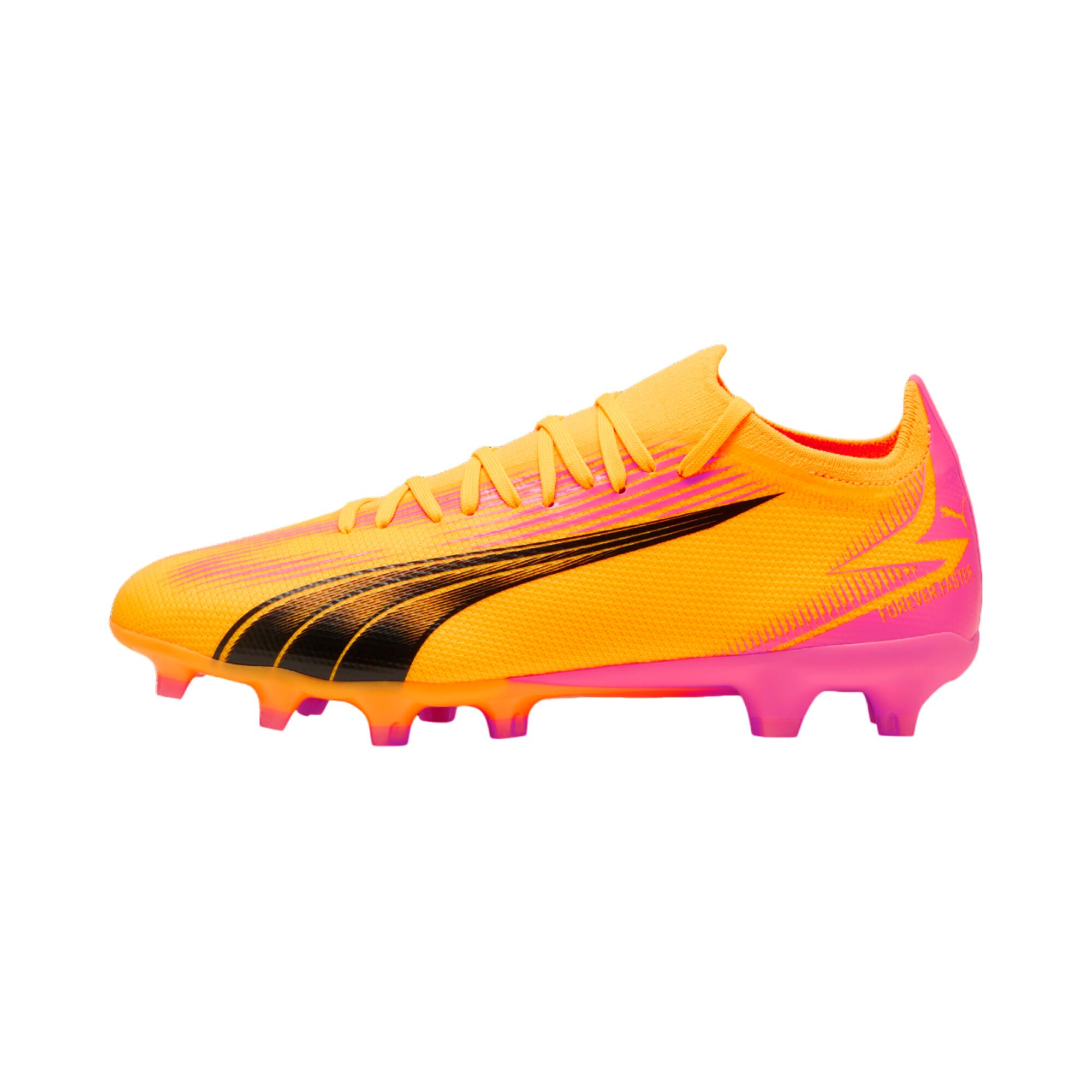 Puma - Puma Ultra Match Fg/ag Adulte Jaune - Chaussures De Football - Football / Futsal / Sepak - Orange - 43 - Decathlon