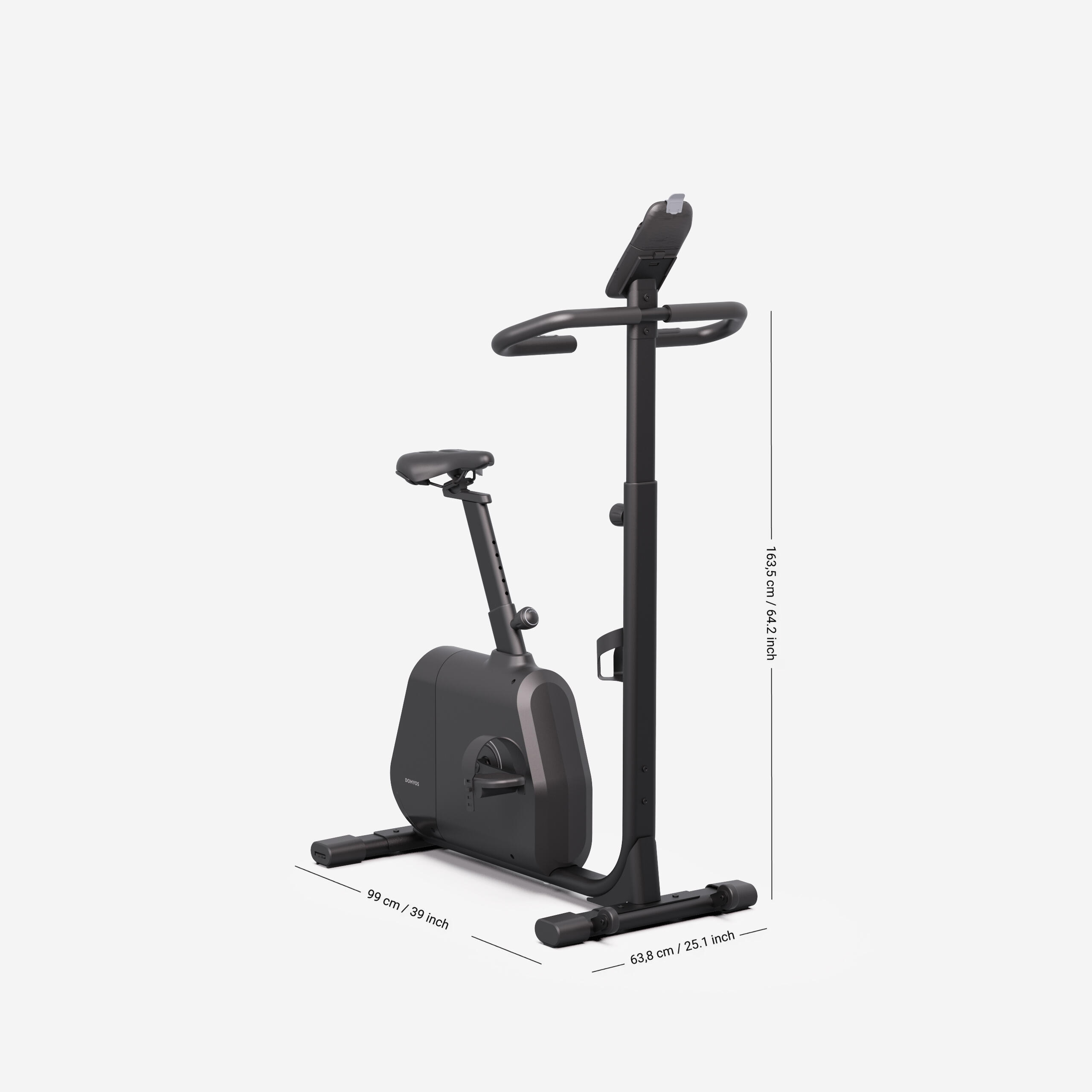 Vélo stationnaire connecté et auto-alimenté - EB 520 B - DOMYOS