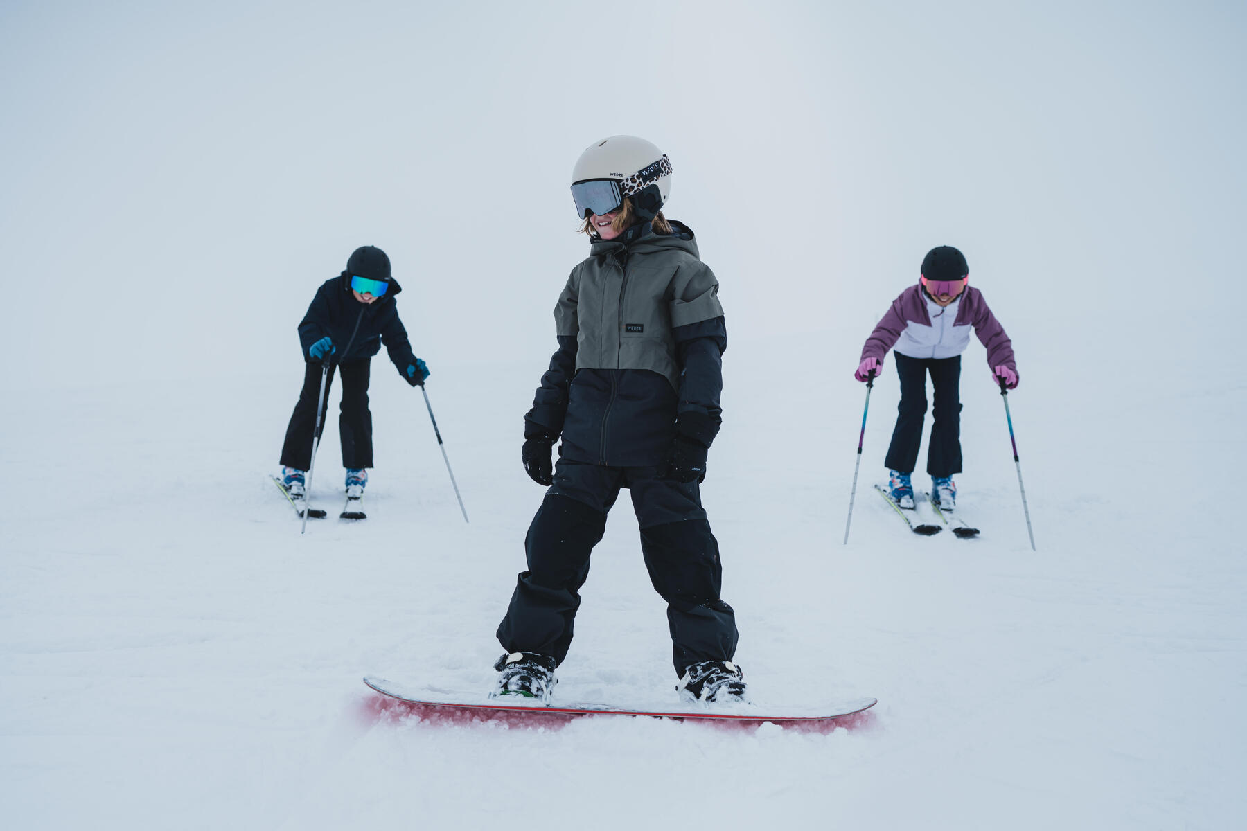 enfants ski et snowboard