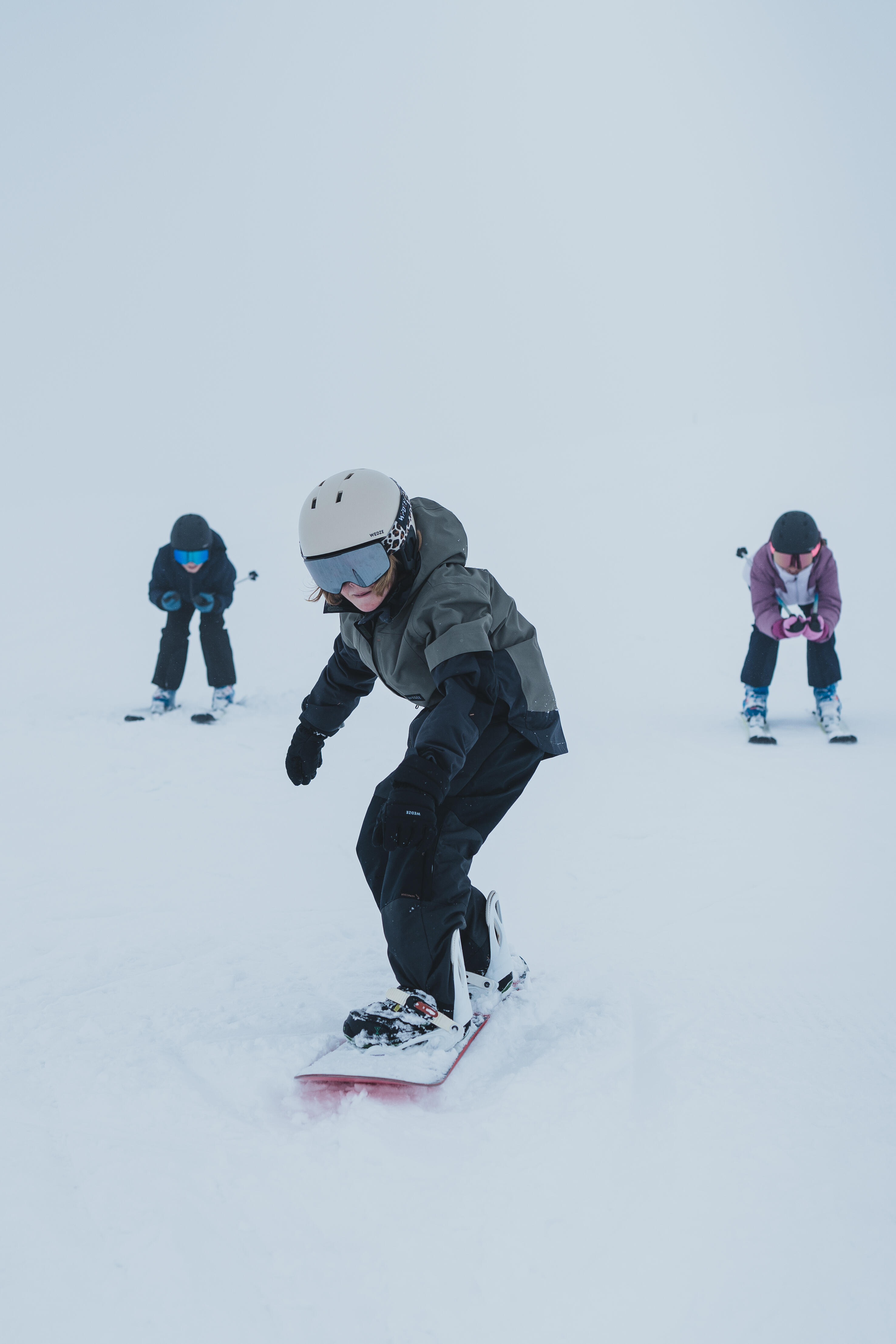 Kids’ Adjustable Ski Poles - 500 Safety - WEDZE