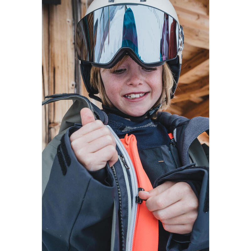 Vestă protecţie dorsală MTB, schi/snowboard DBCK 900 Portocaliu Copii