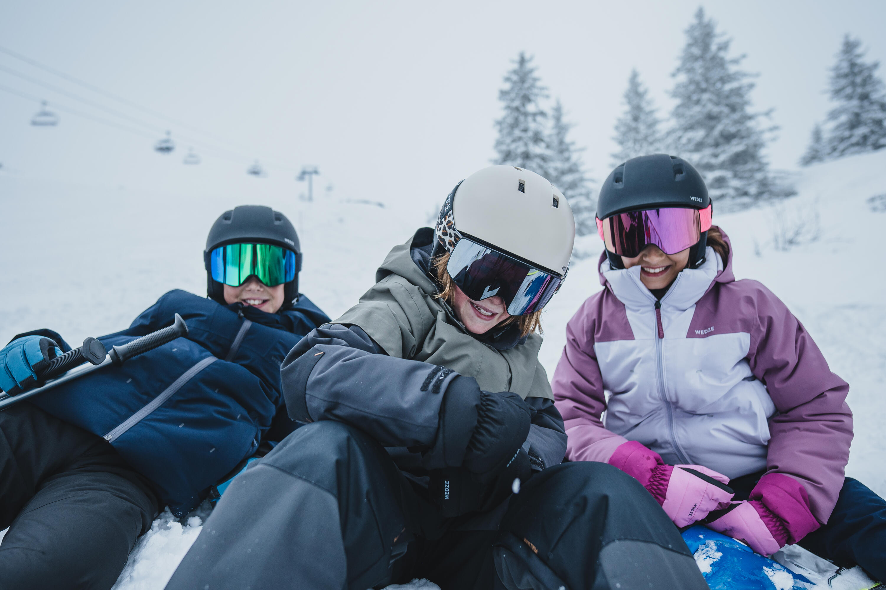 Bâtons de ski ajustables enfant, 500 Safety 8/16