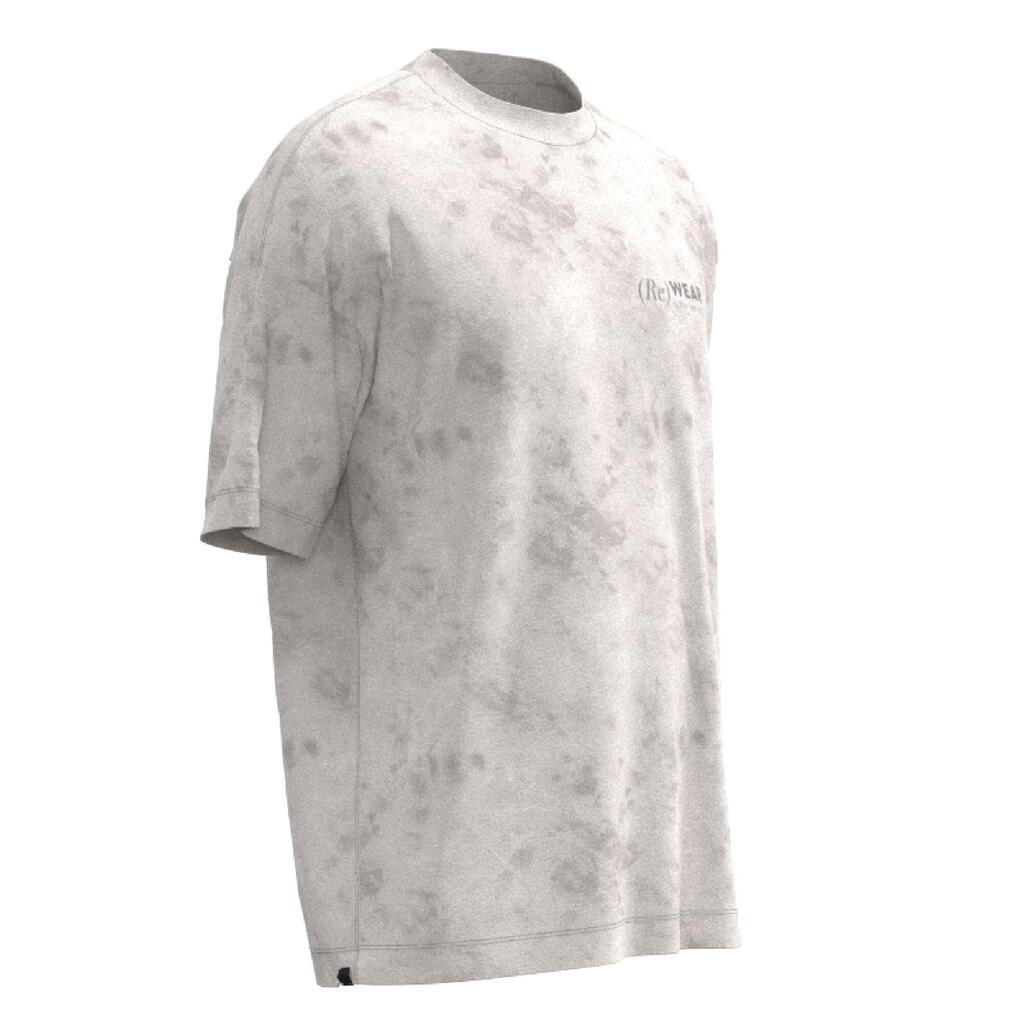 Men's short-sleeved cotton T-shirt, pearl grey