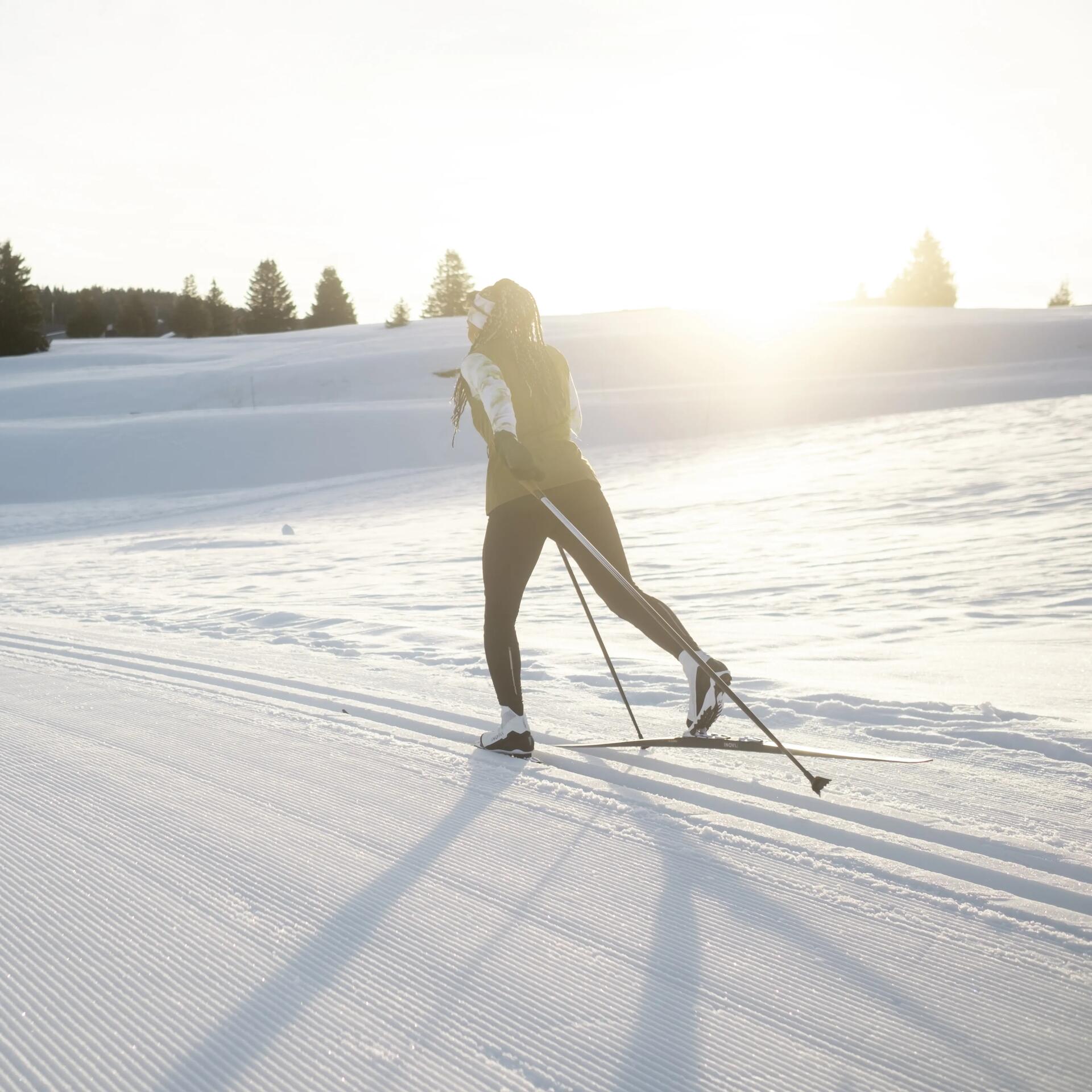 Choisir ses bâtons de ski de fond - débutant