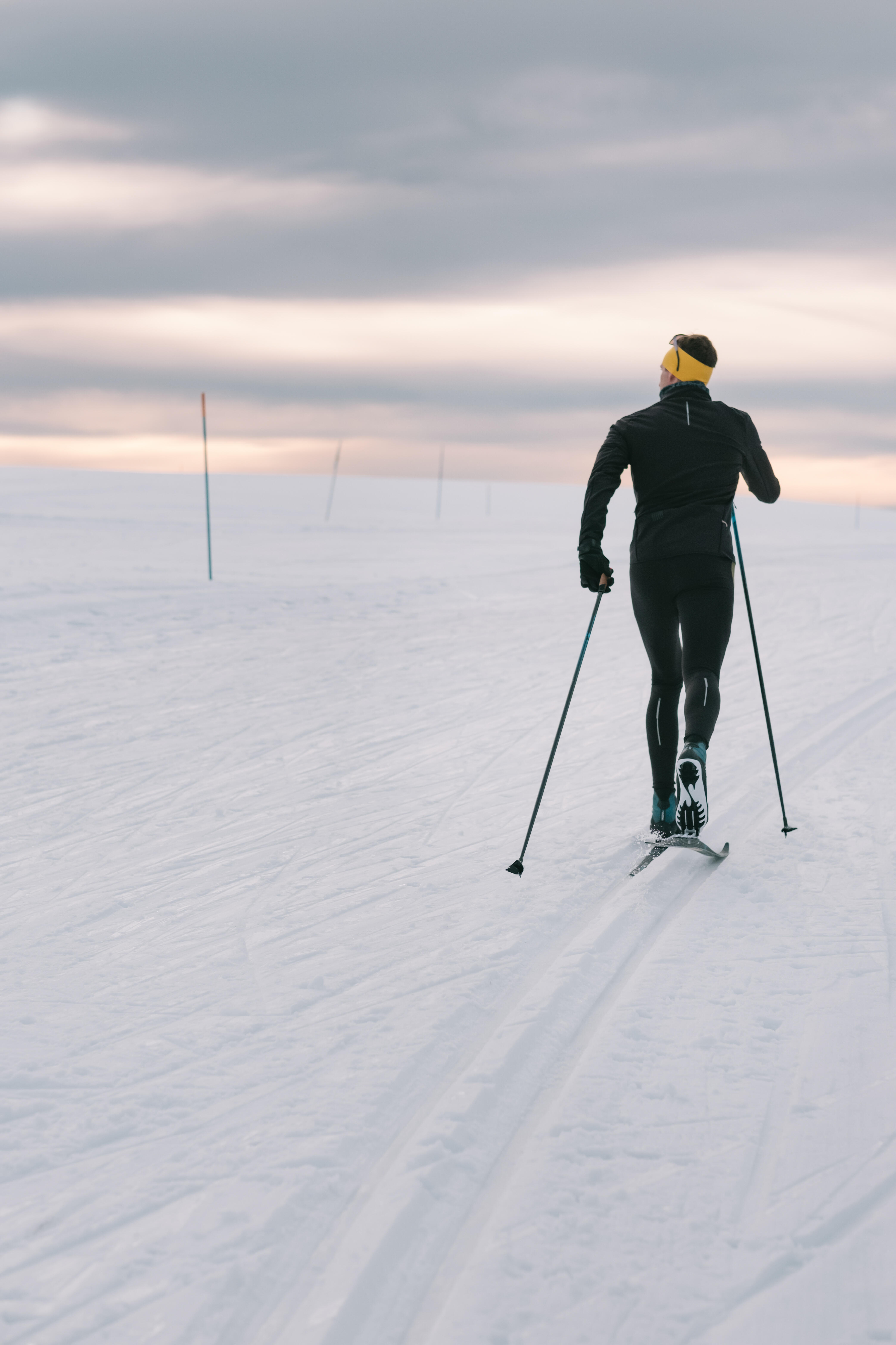 Men’s Windproof Cross-Country Ski Tights, 500 - WEDZE