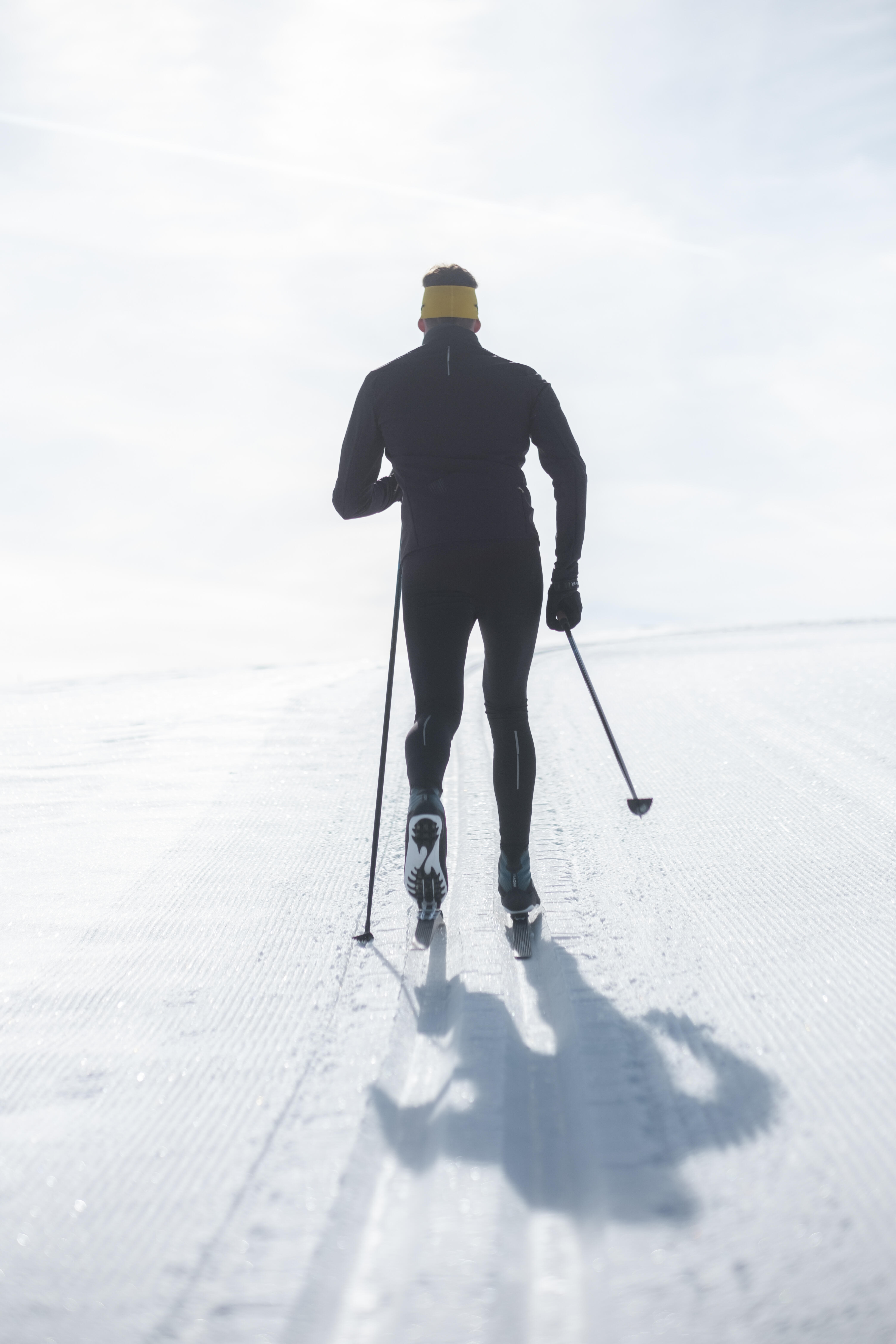 Men’s Windproof Cross-Country Ski Tights, 500 - WEDZE