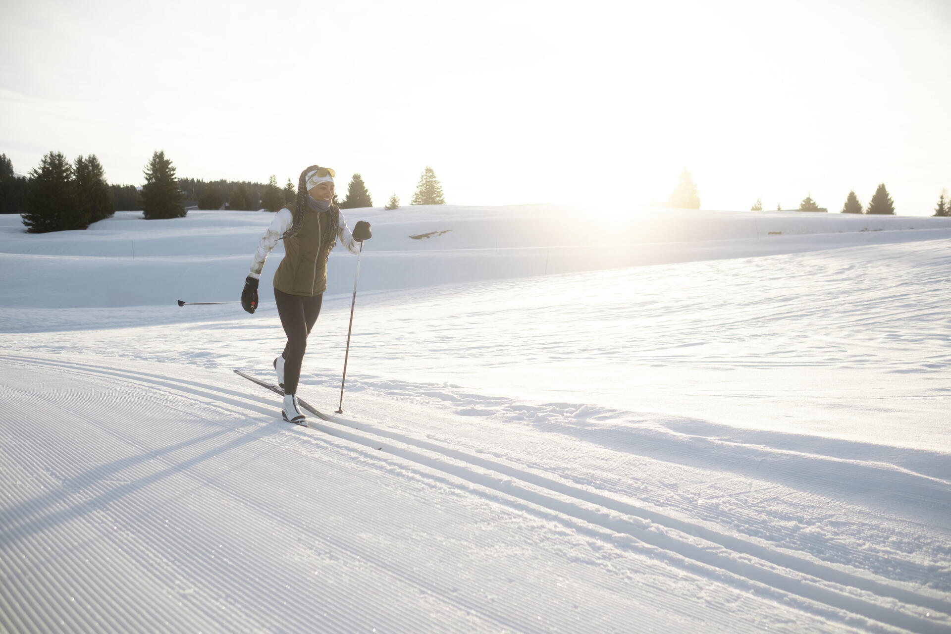 Femme ski de fond classique decathlon inovik