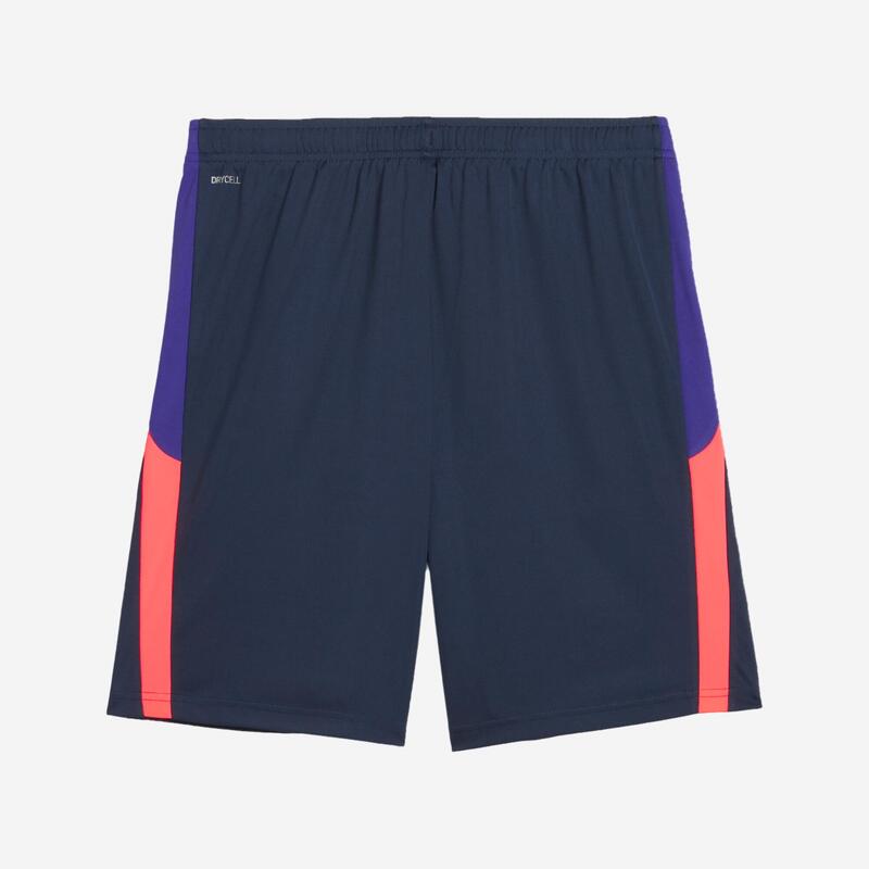 Voetbalshort voor volwassenen Individual Liga 24 marineblauw