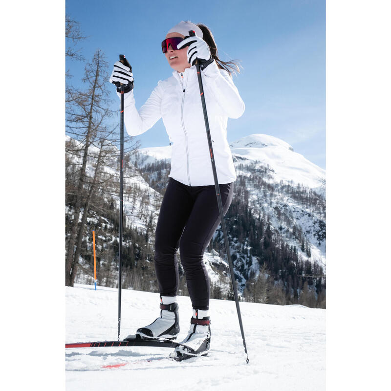 Veste de ski de fond femme - JACKET 550 - blanc