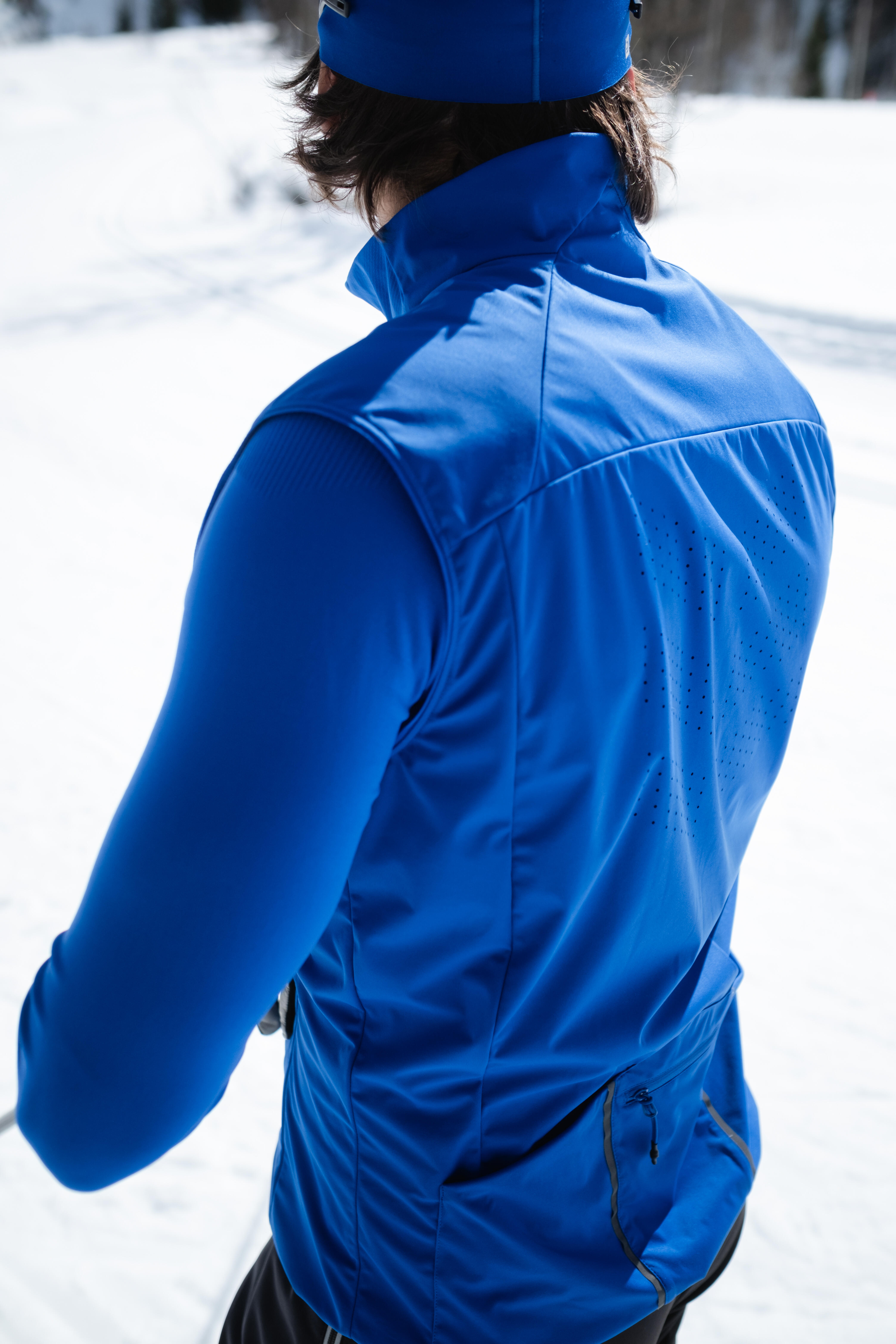 Men's Cross-Country Ski Vest - 500 - Indigo blue - Inovik - Decathlon