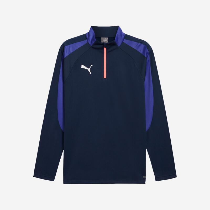 Trainingsvest voor voetbal volwassenen Individual Liga 24 marineblauw