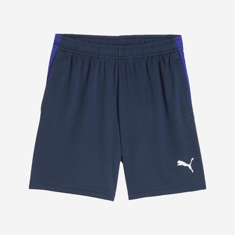 Voetbalshort voor kinderen Individual Liga 24 marineblauw