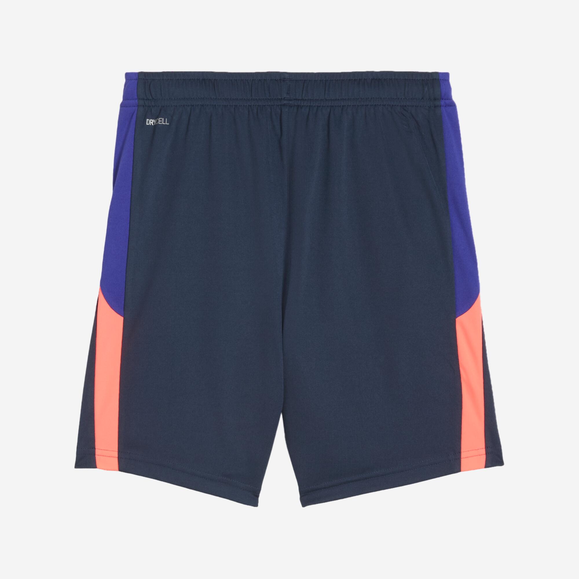 Pantalons de futbol Puma IndivLiga 24 Infant Blau marí 2/2