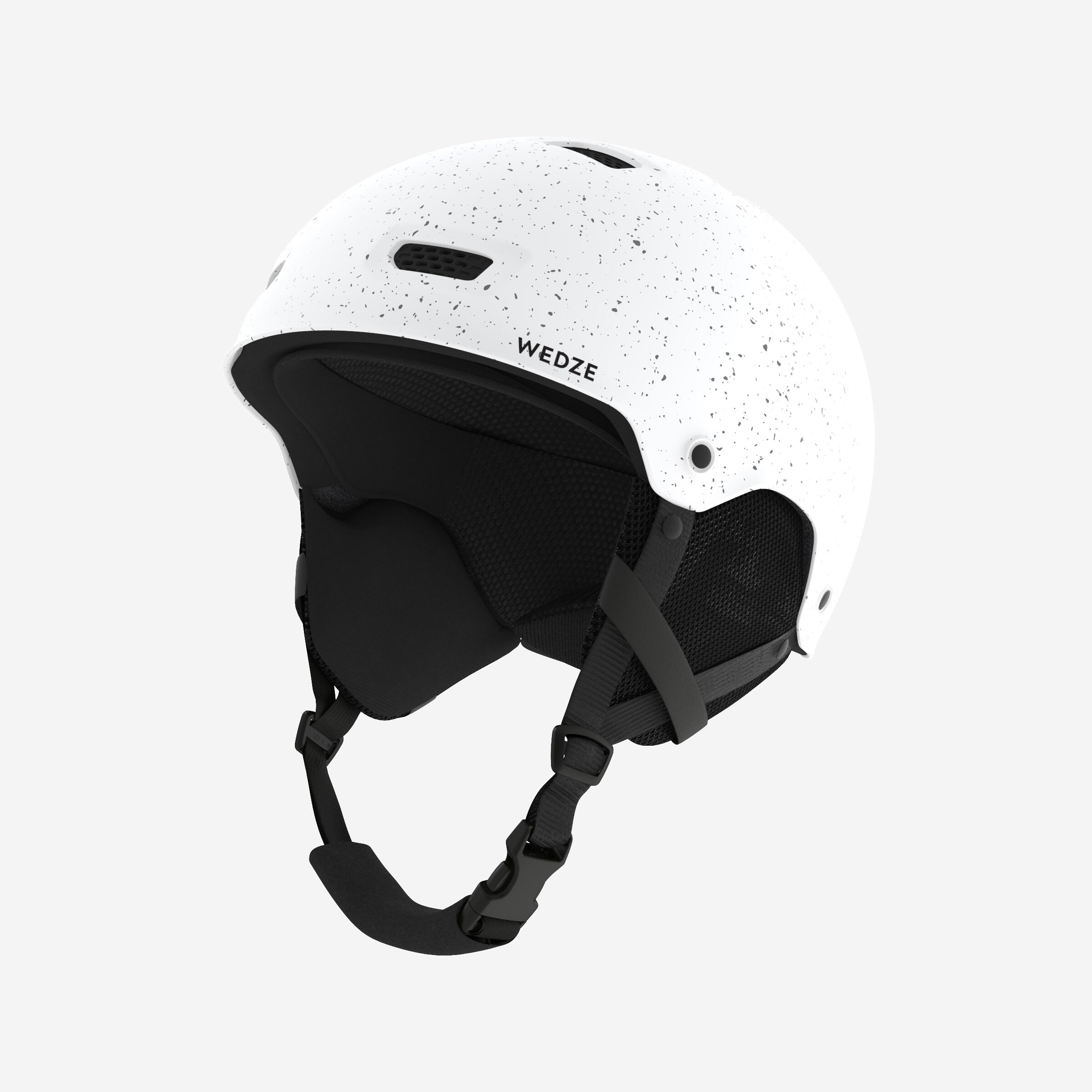 Casco da sci e snowboard per adulti e bambini - H-FS 300 bianco maculato