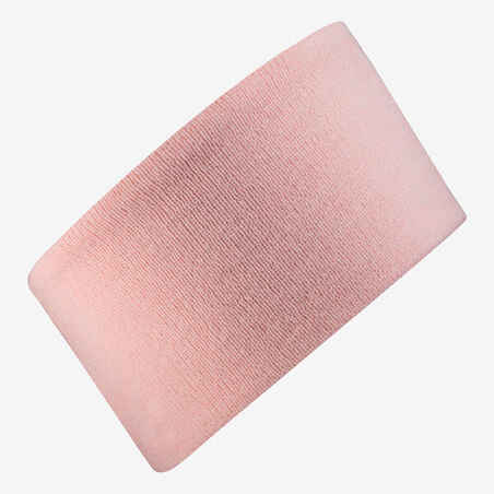 ADULT SKI HEADBAND - SIMPLE - PINK