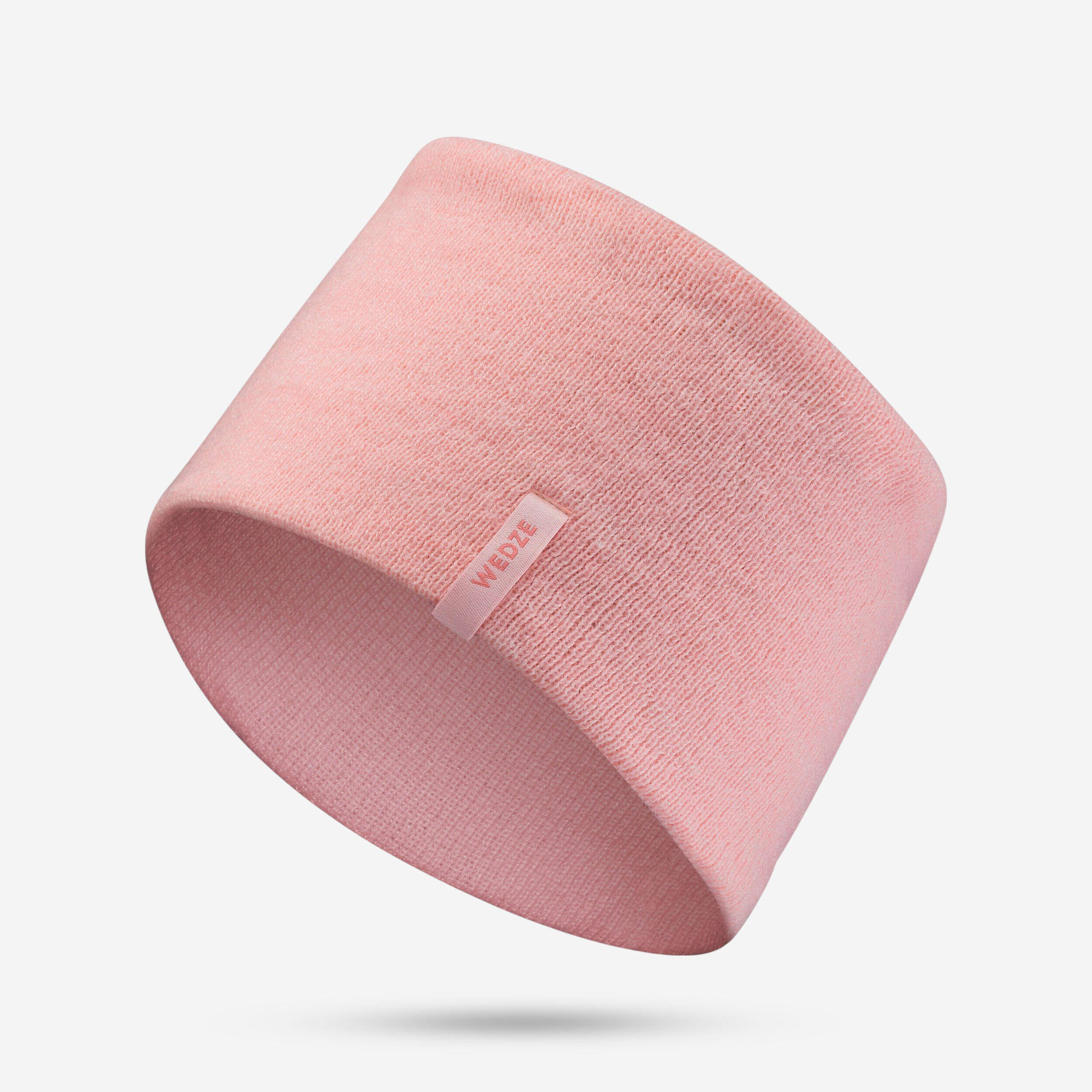 ADULT SKI HEADBAND - SIMPLE - PINK -  1