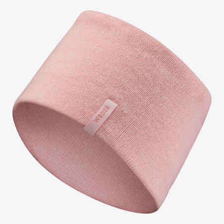 ADULT SKI HEADBAND - SIMPLE - PINK