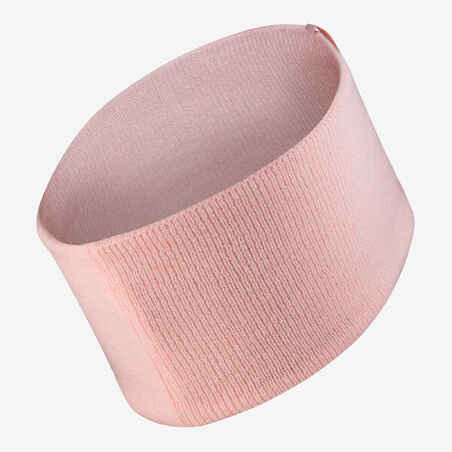 ADULT SKI HEADBAND - SIMPLE - PINK