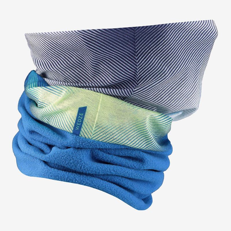 Cache cou de ski adulte, HUG 500 bleu