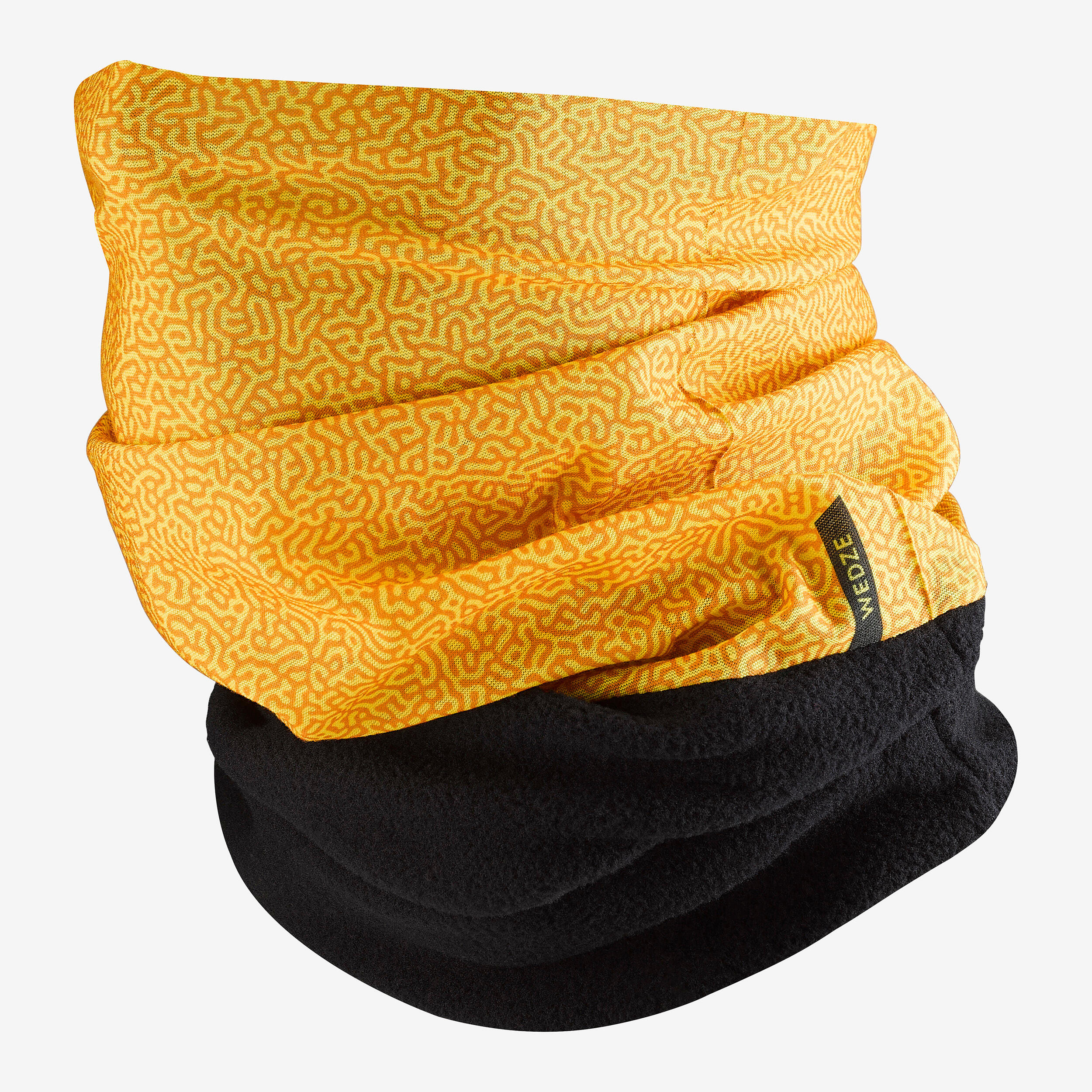 Adult ski neck warmer, HUG 500 - Ochre