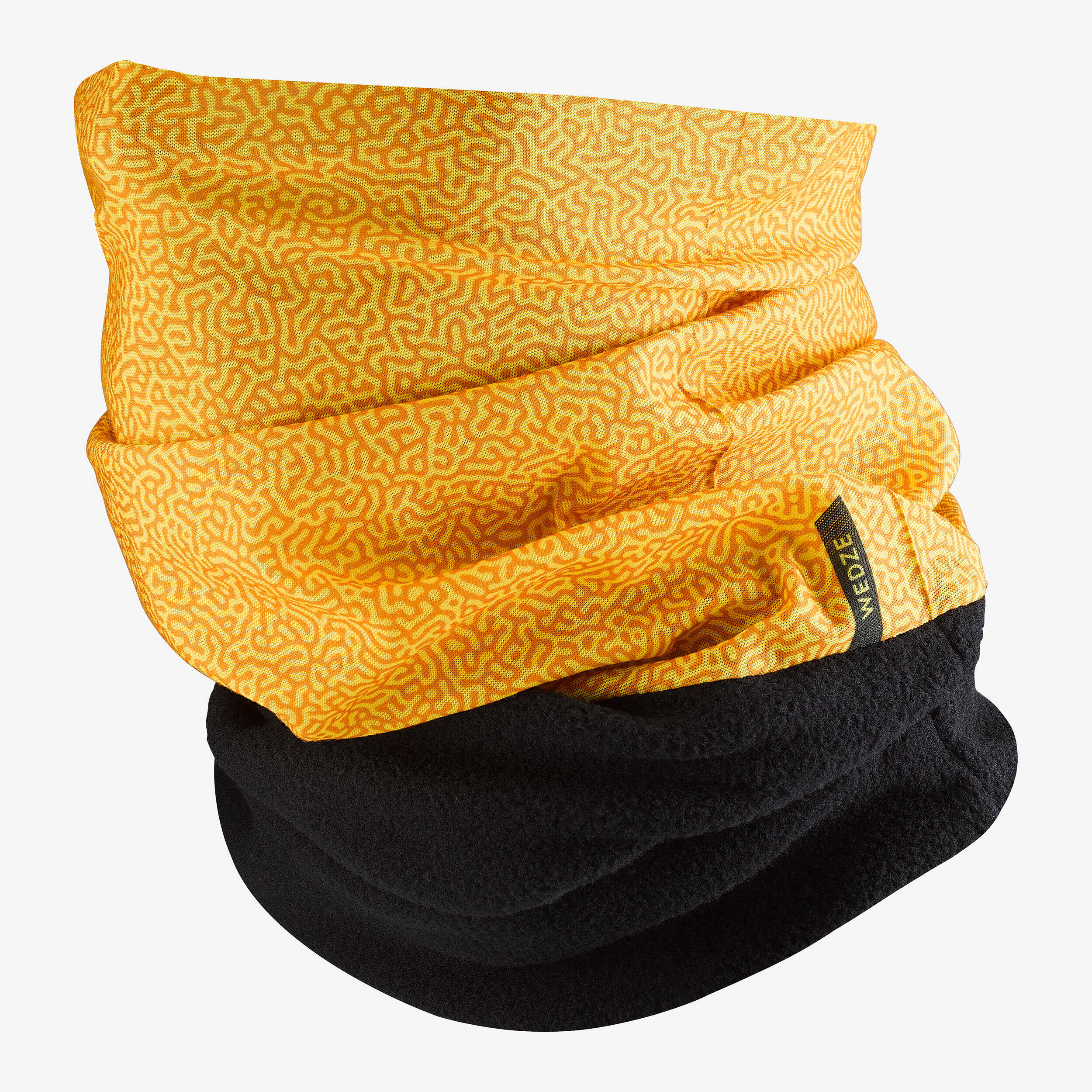 Adult ski neck warmer, HUG 500 - Ochre -  4