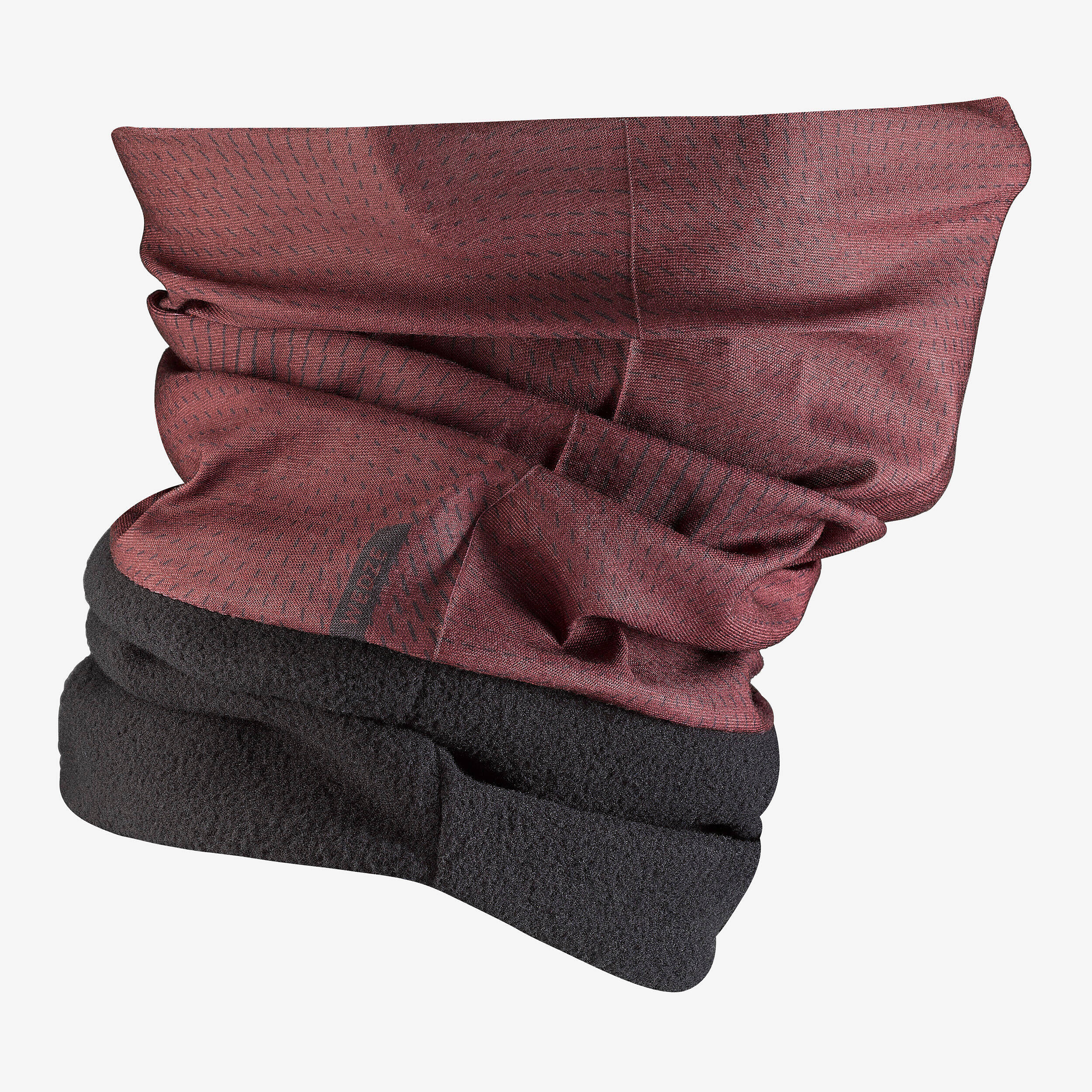 Adult ski neck warmer, HUG 500 - Maroon -  2