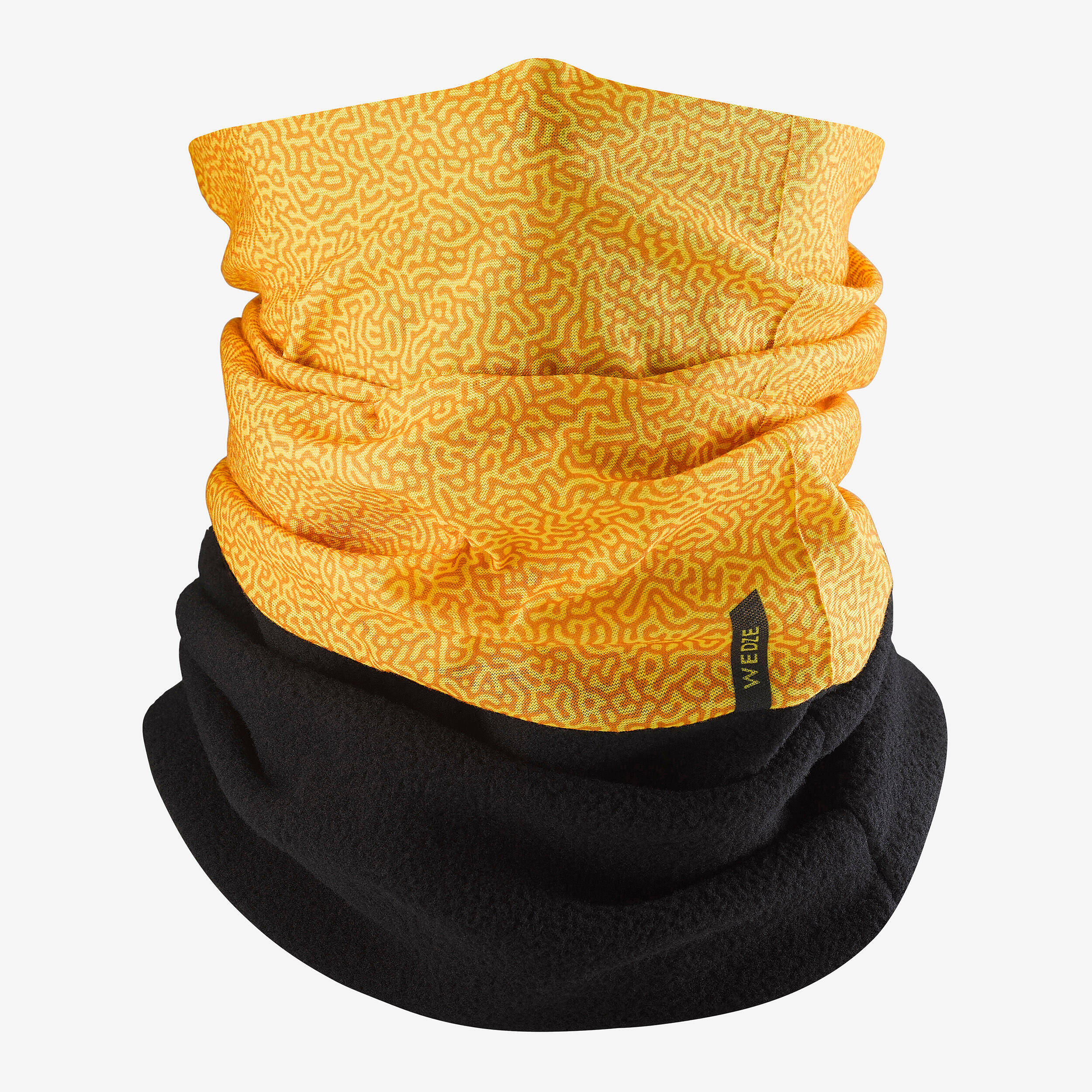 Adult ski neck warmer, HUG 500 - Ochre -  3