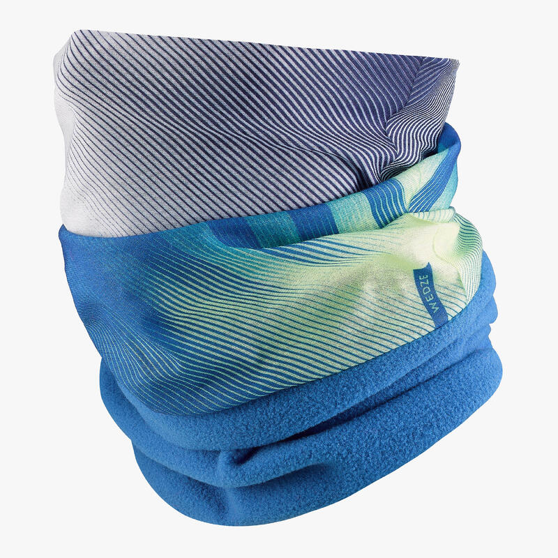 Cache cou de ski adulte, HUG 500 bleu