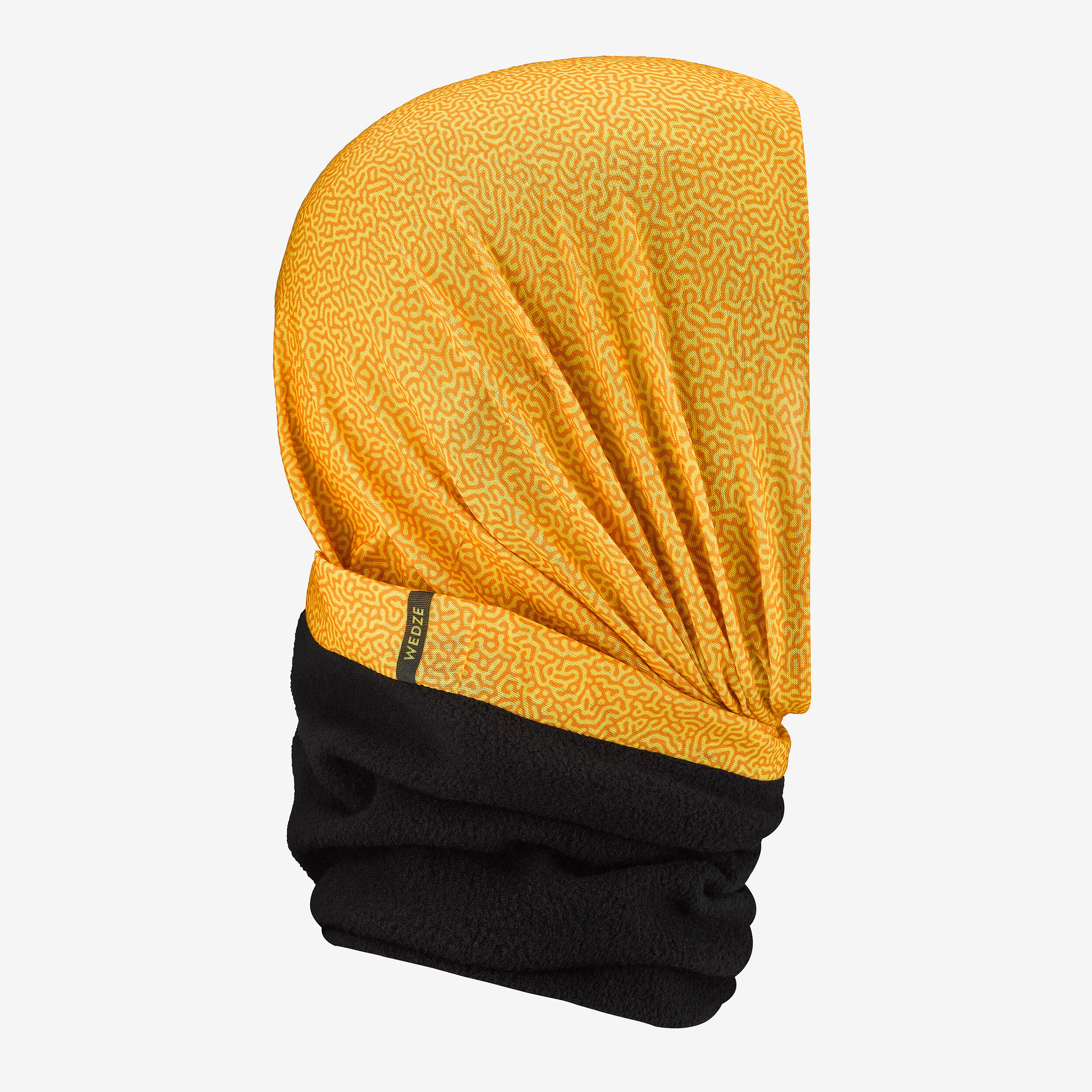 Adult ski neck warmer, HUG 500 - Ochre
