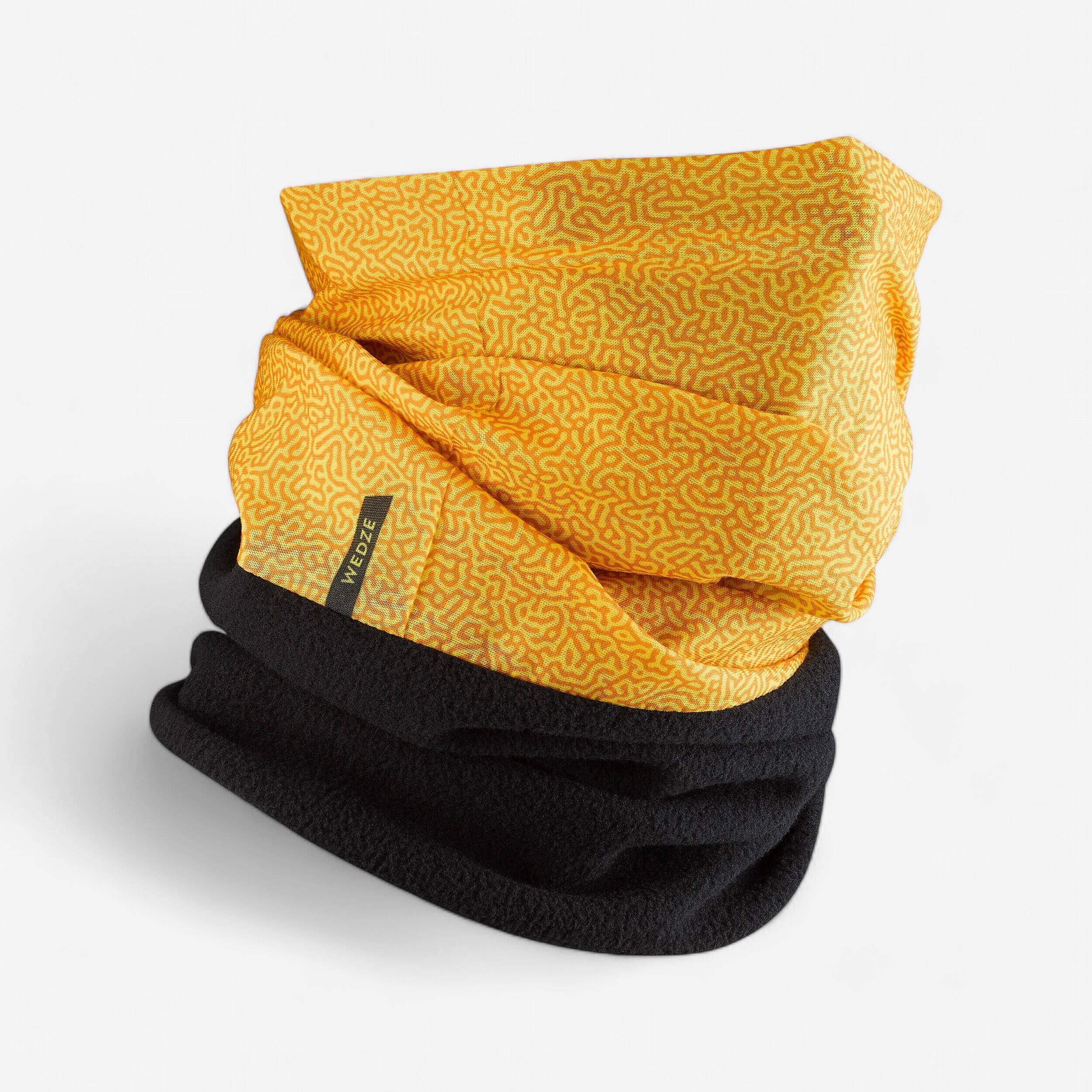 Adult ski neck warmer, HUG 500 - Ochre
