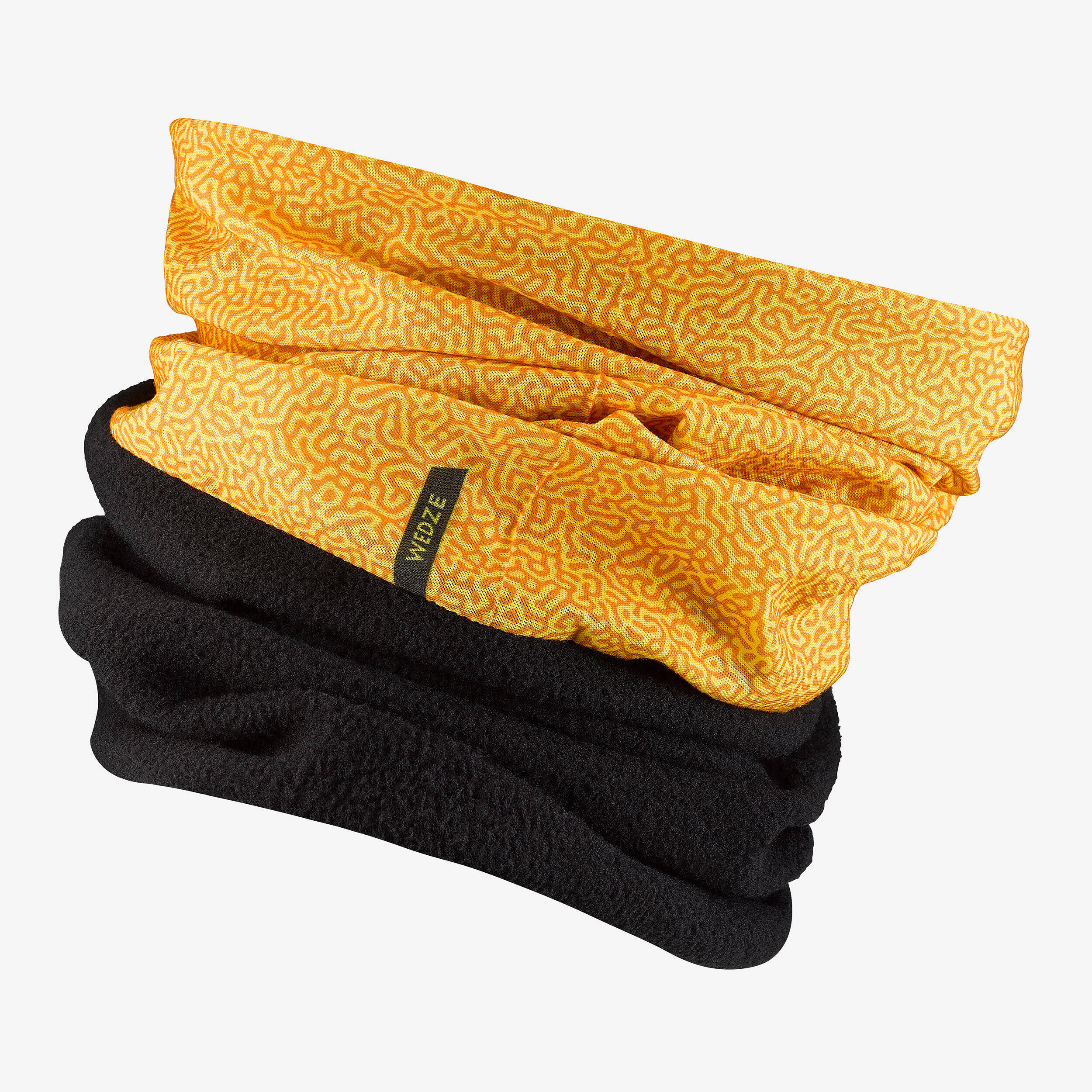Adult ski neck warmer, HUG 500 - Ochre -  5