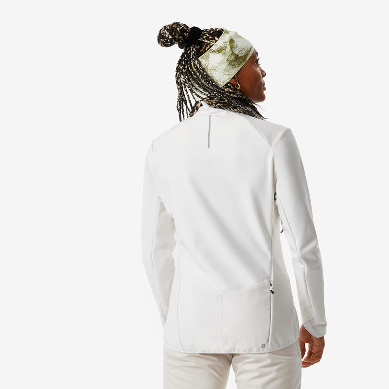 Veste de ski de fond femme - JACKET 550 - blanc