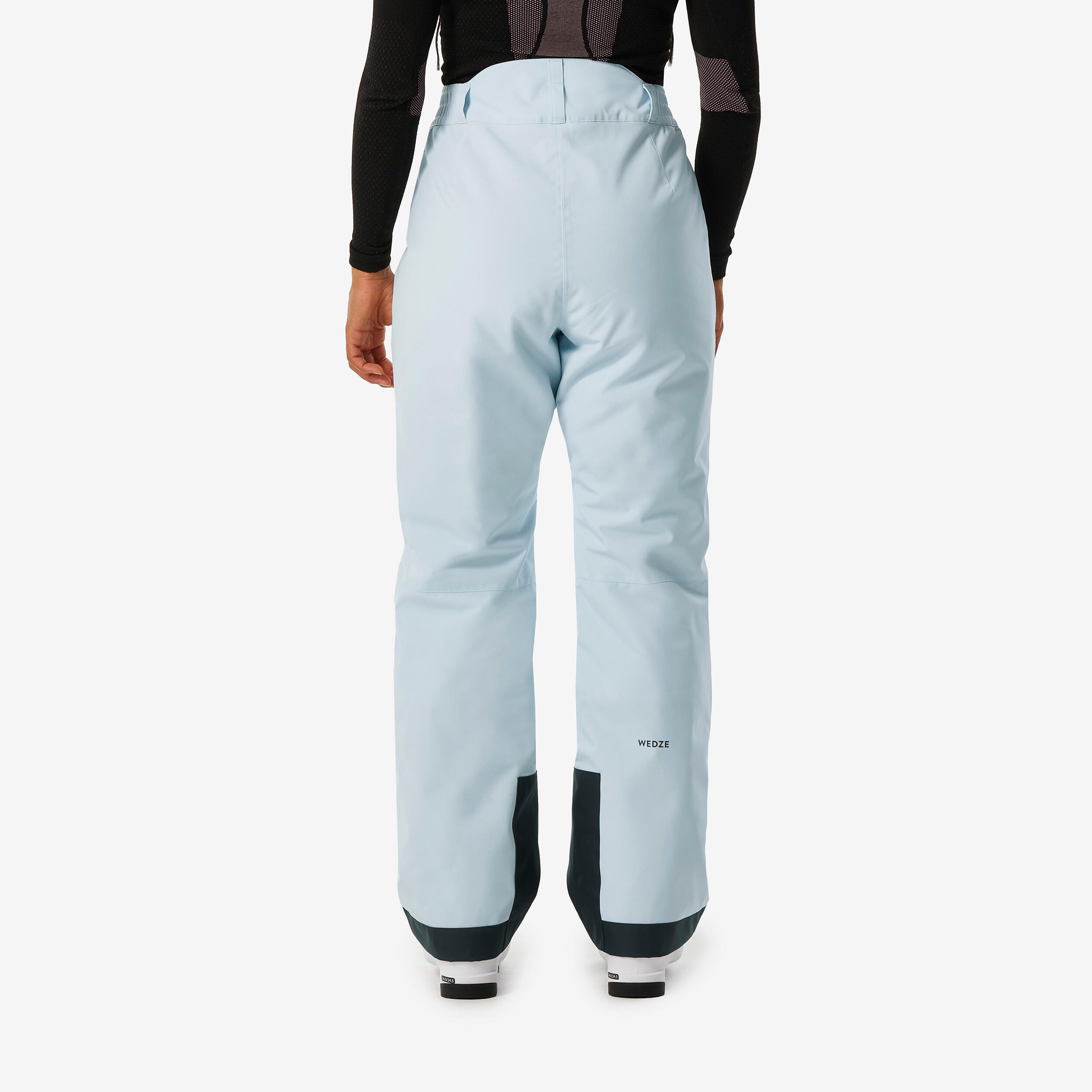 Pantaloni sci donna 100 celesti 2/11