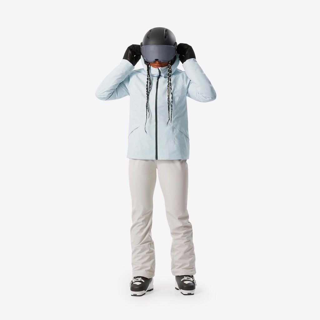 Tople i podesive pantalone za skijanje 500 - ženske