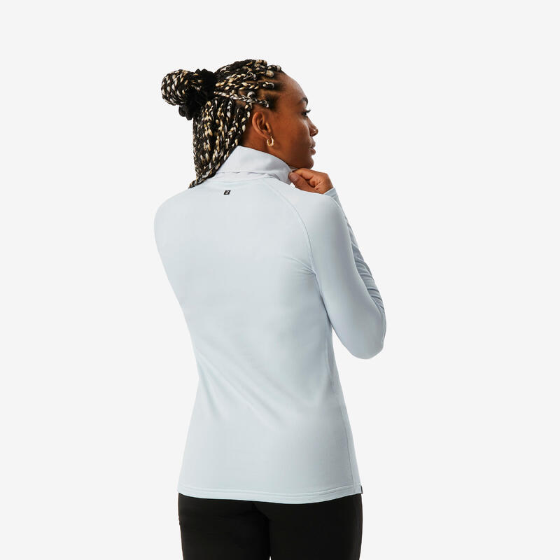 Camisola térmica ski gola alta quente e respirável mulher, BL500