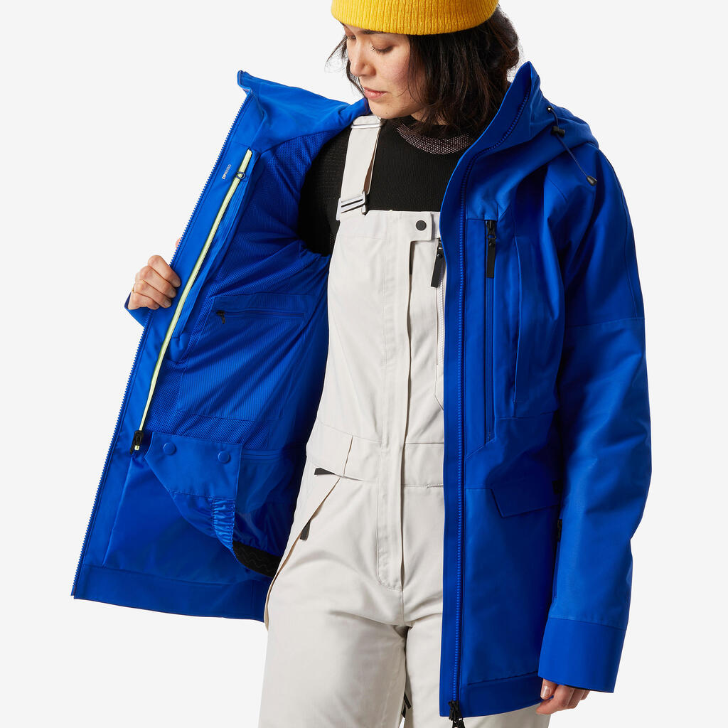 Snowboardjacke Skijacke Damen - SNB 900 blau 