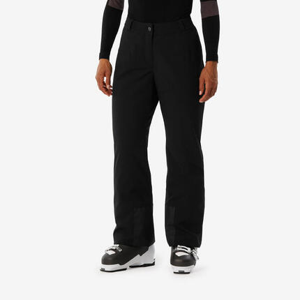 Pantalon de ski et snowboard chaud et confortable femme, ski 100 noir