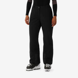 Pantalon de ski et snowboard chaud et confortable femme, ski 100 noir