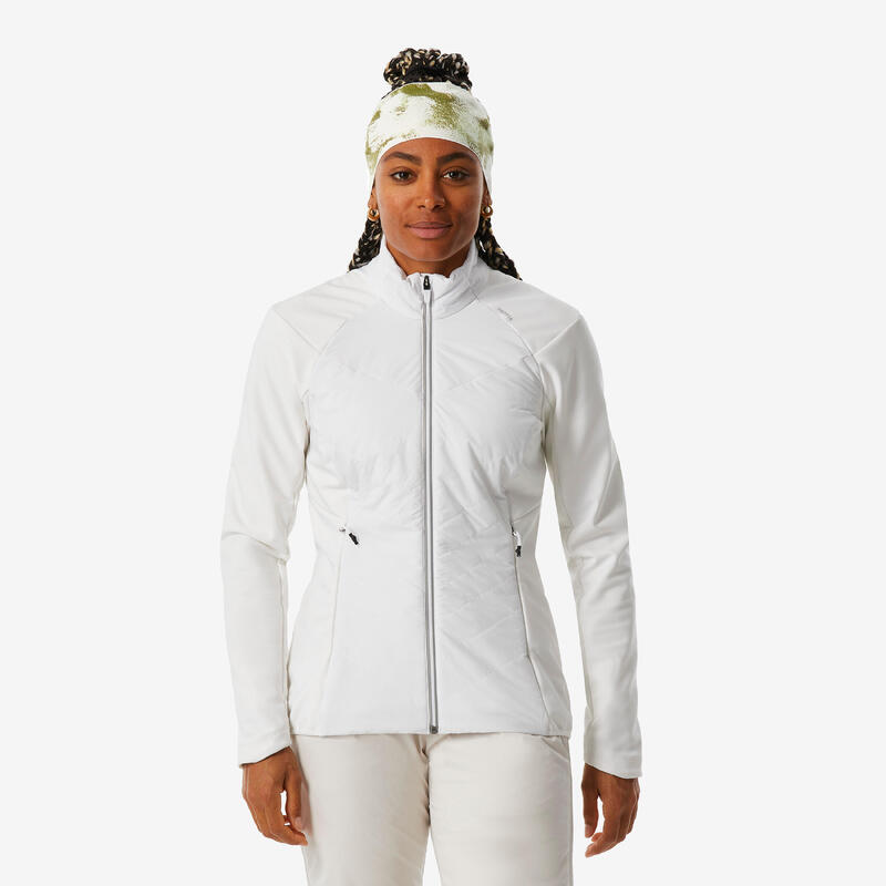 Veste de ski de fond femme - JACKET 550 - blanc