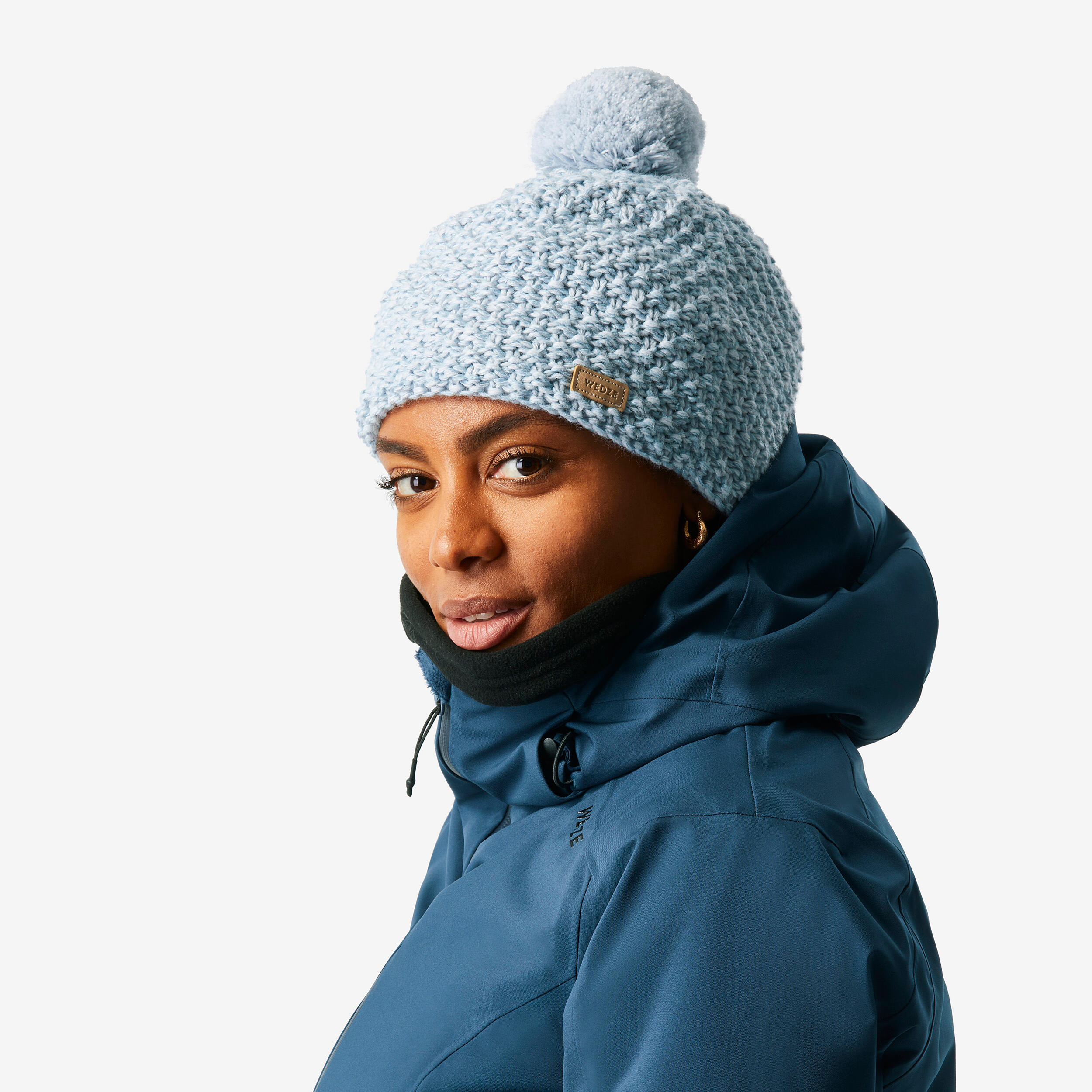 Veste de ski chaude et impermeable femme 500 rouge WEDZE Decathlon