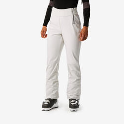 Pantalon de ski chaud et ajusté femme, 500 noir