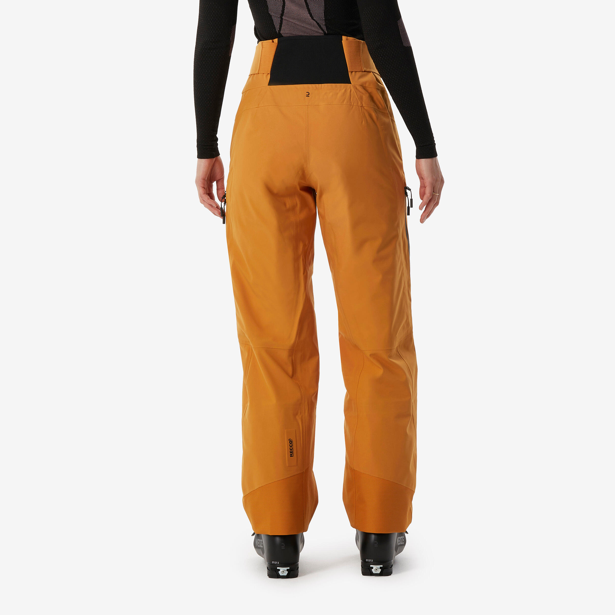 Pantalon de esqui y nieve impermeable Mujer Wedze FR500 azul marino Decathlon