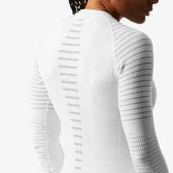 Γυναικεία μπλούζα εσώρουχο για σκι 980 - Λευκό