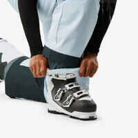 Women’s warm and comfortable skiing and snowboarding trousers, Ski 100 - Blue