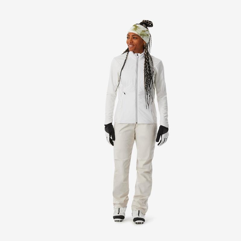 Veste de ski de fond femme - JACKET 550 - blanc