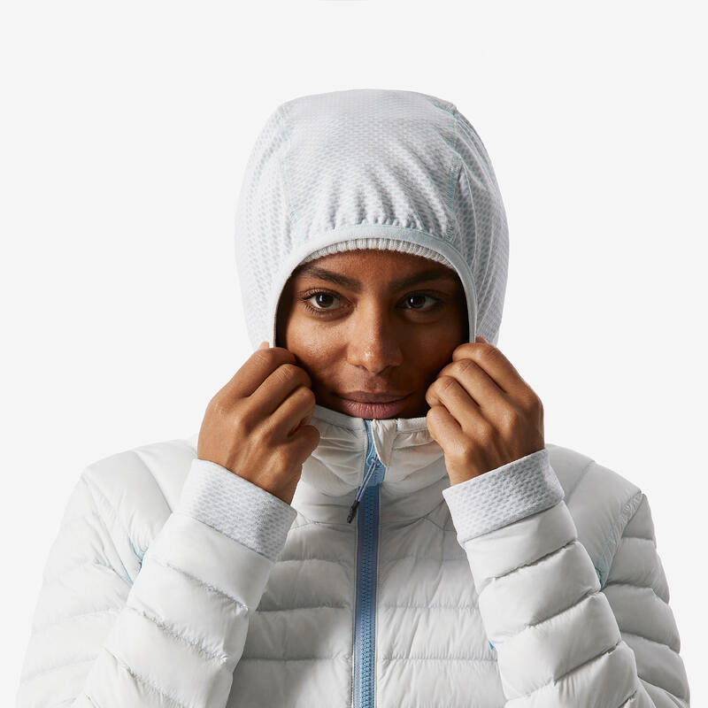 Sous-veste doudoune de ski chaude et respirante femme, FR 900 bleu