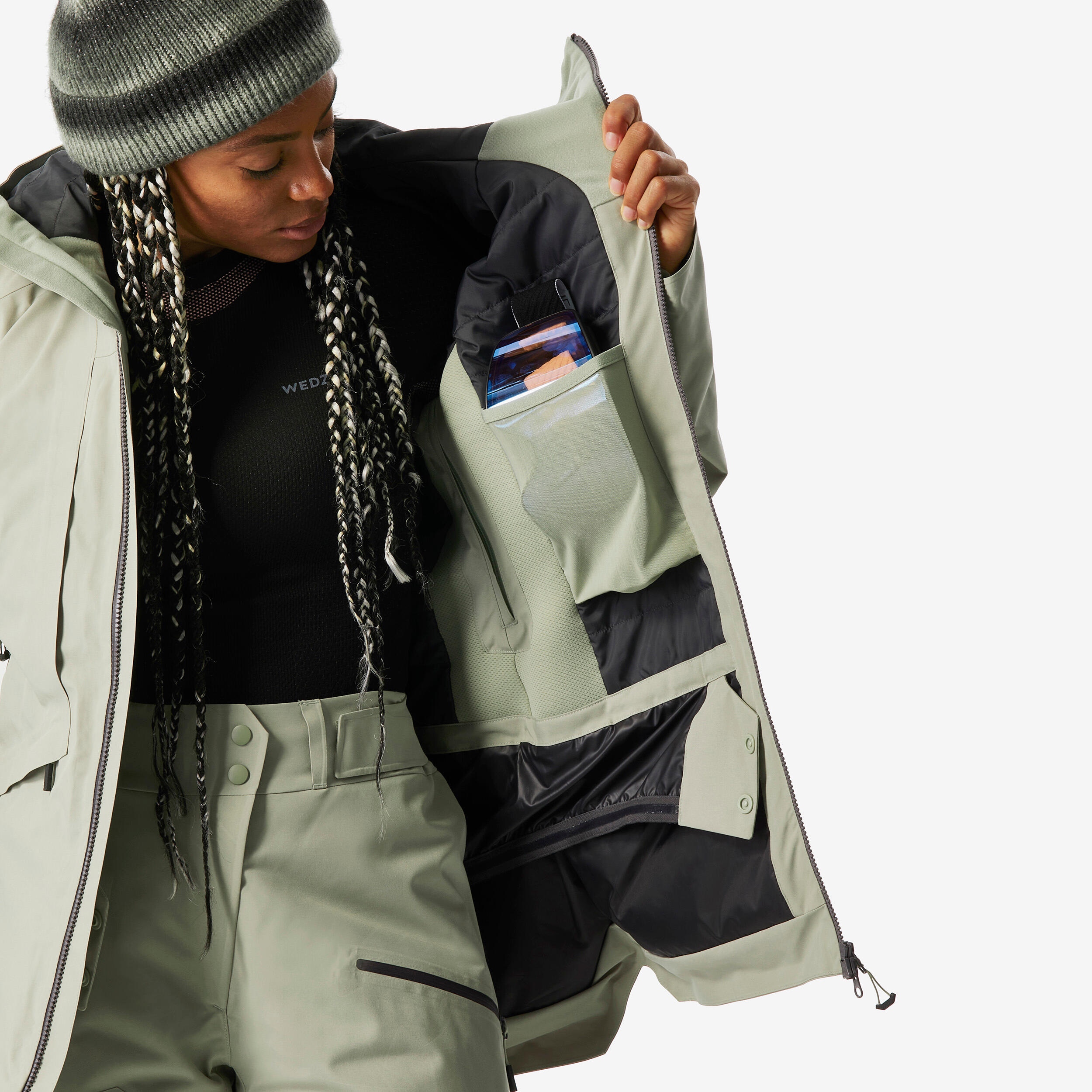 Women’s Warm and Versatile Ski Jacket - FR 100 - WEDZE