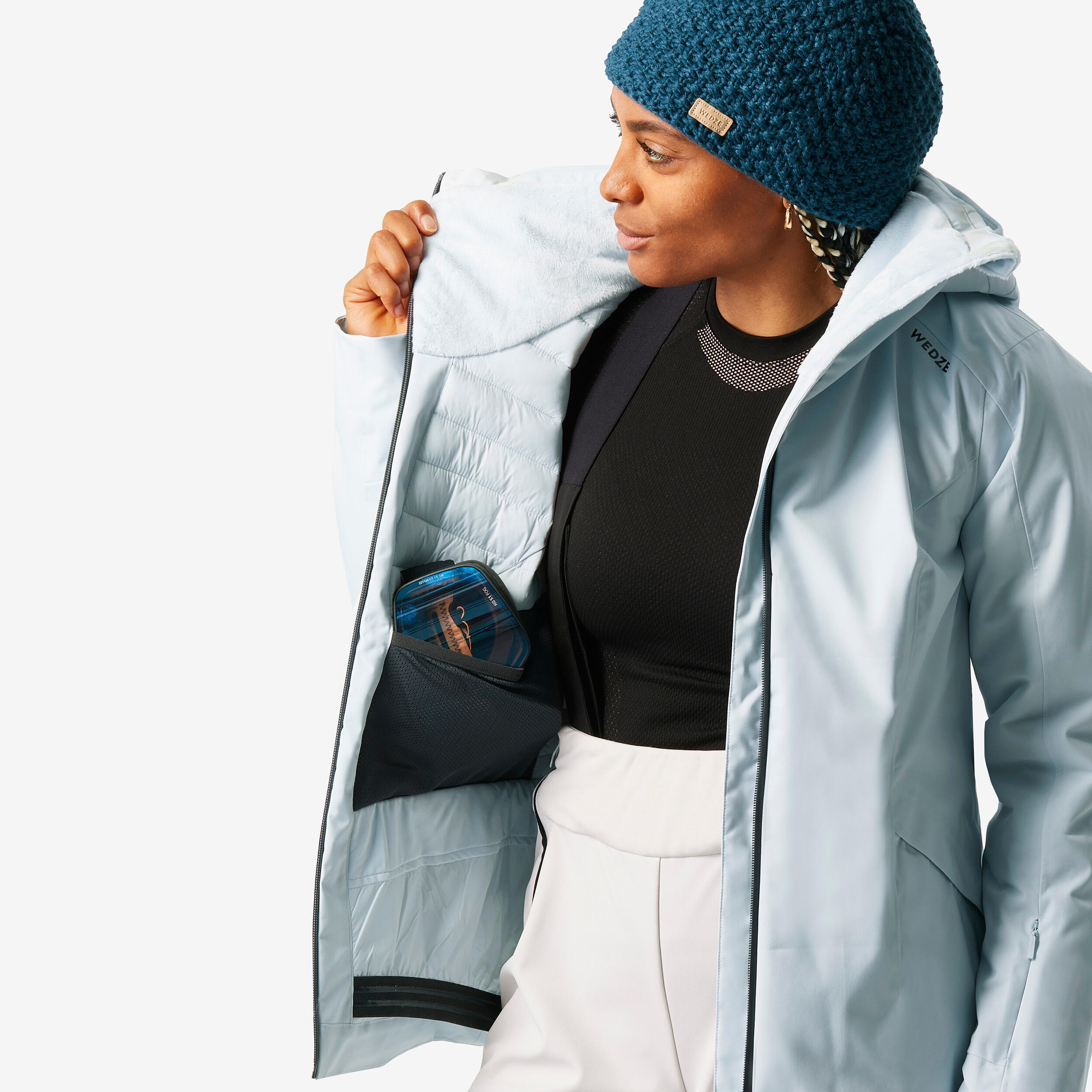 Women's Warm and Waterproof Ski Jacket - 500 - WEDZE